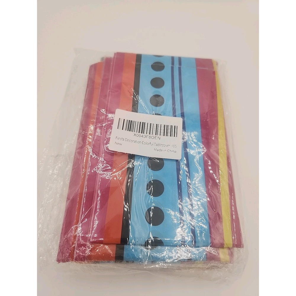 fiesta decoration colorful tablecover